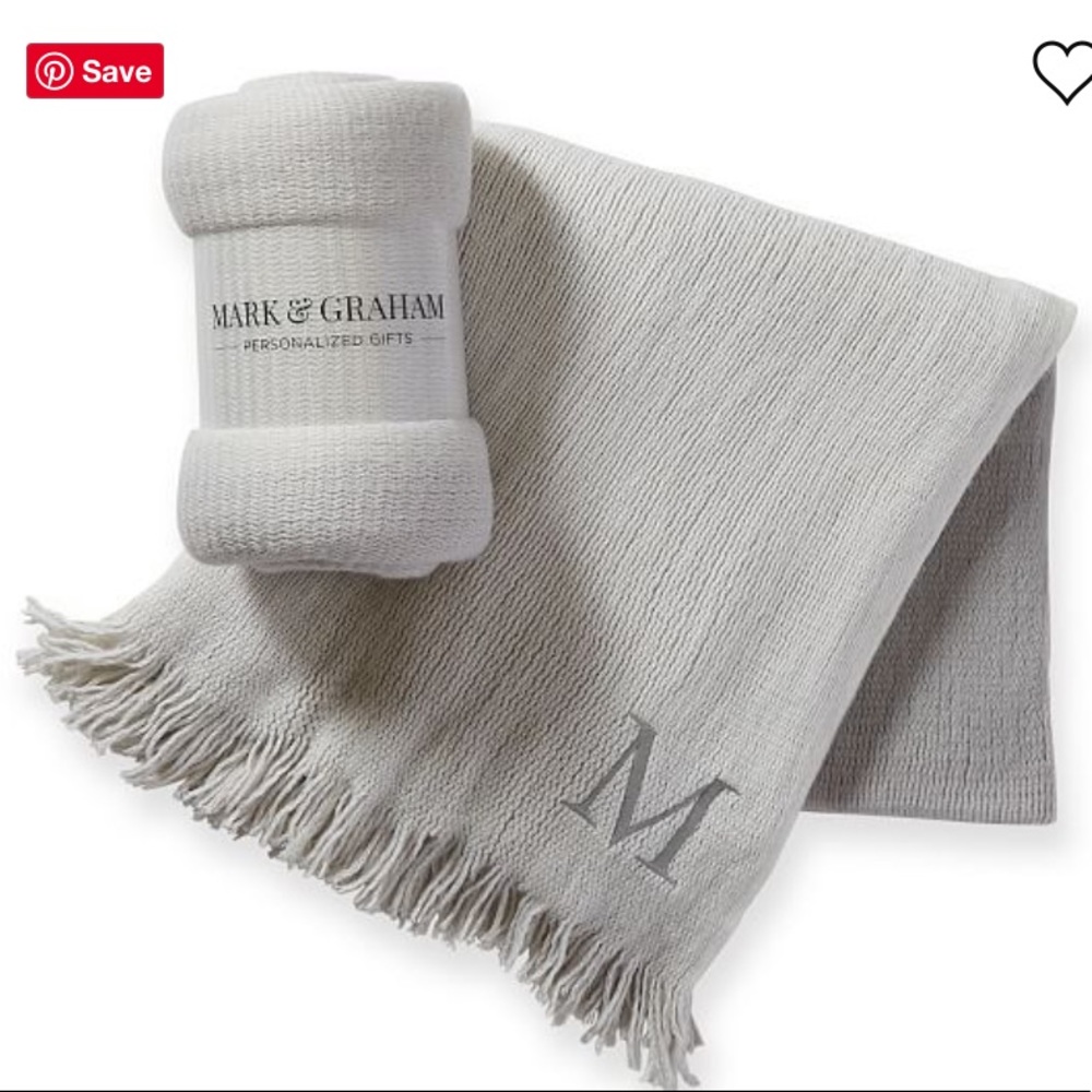 NWT Mark & Graham Throw Blanket
